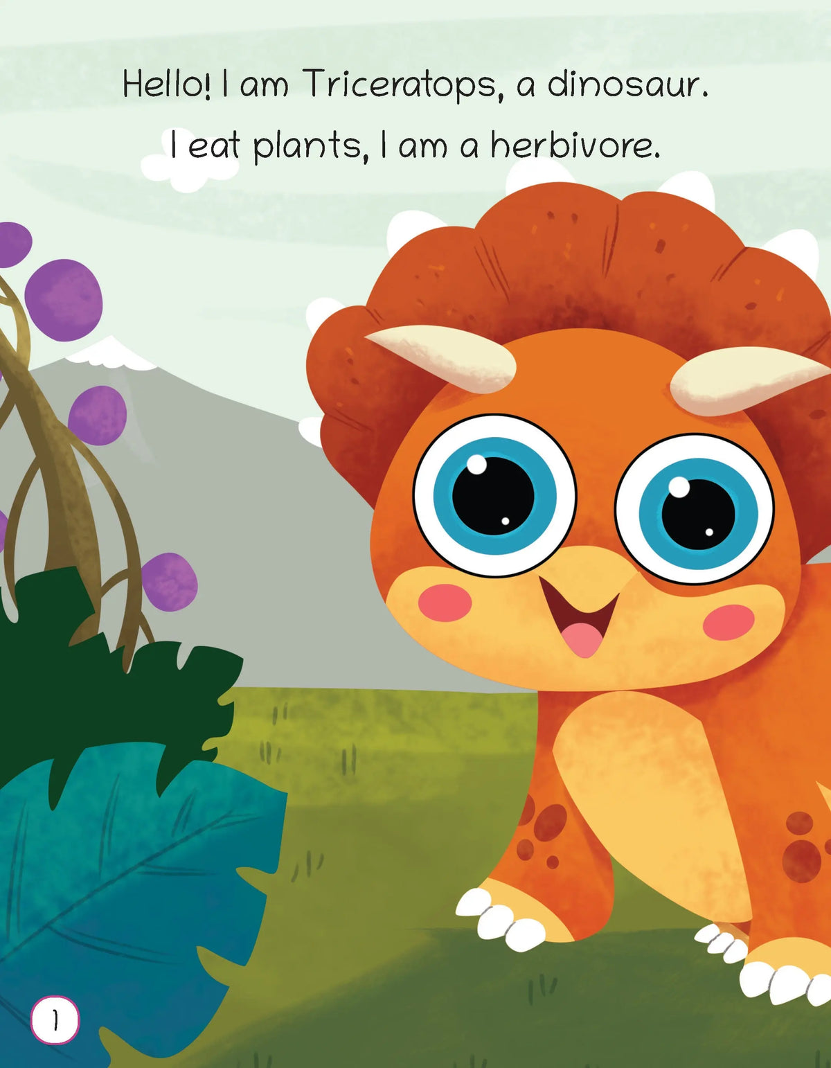 Lil Legends Padded Board Book for Kids | I am a Triceratops | Illustrated Dinosaur Book for Toddlers | Durable Early Learning Book | Age 2–5 Years | Padded Cover Edition 