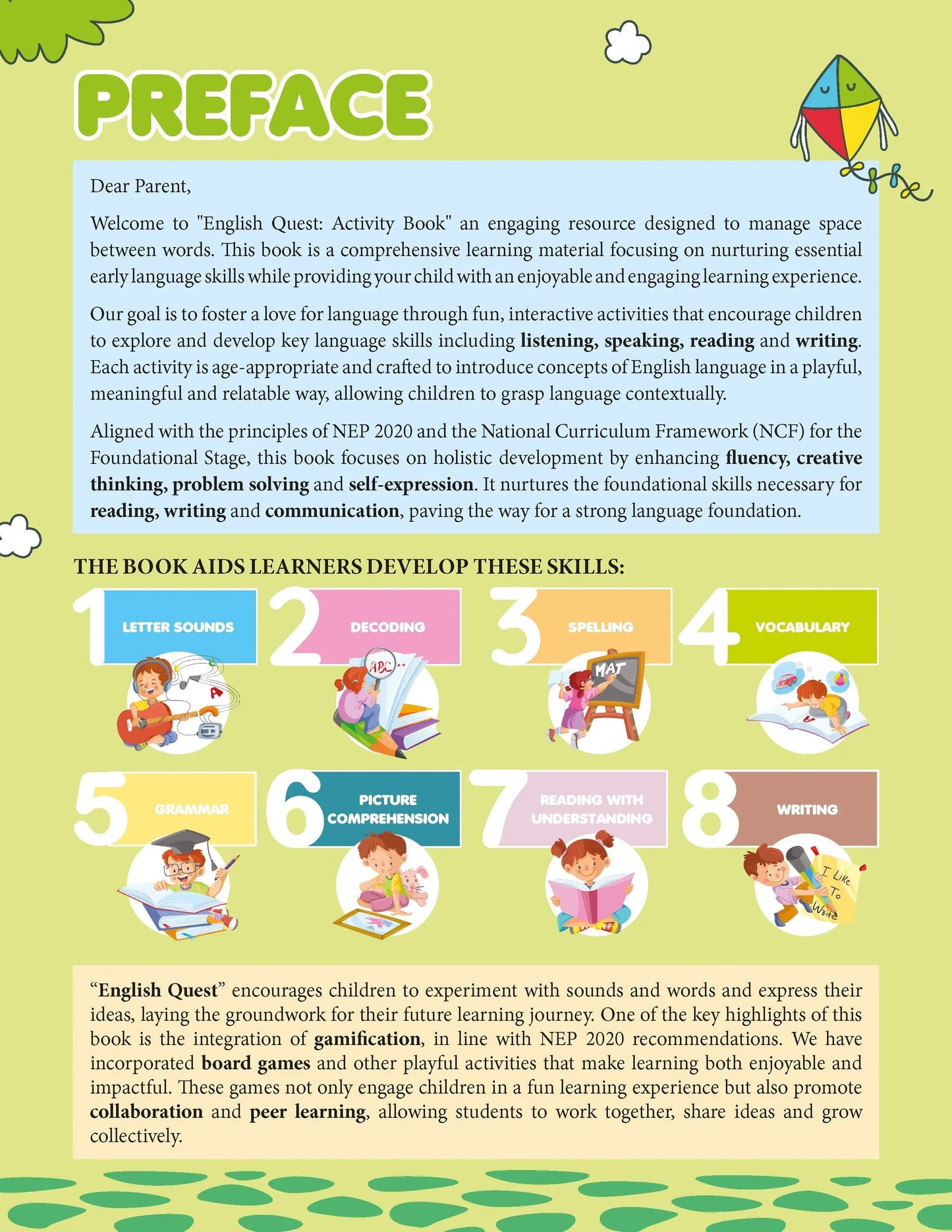 Lil Legends Brain, Maths & English Activity Book Set for Kids | Set of 3 Books | 750+ Exercises | Tracing, Logical Thinking & Language Skills | Age 5+ Years
