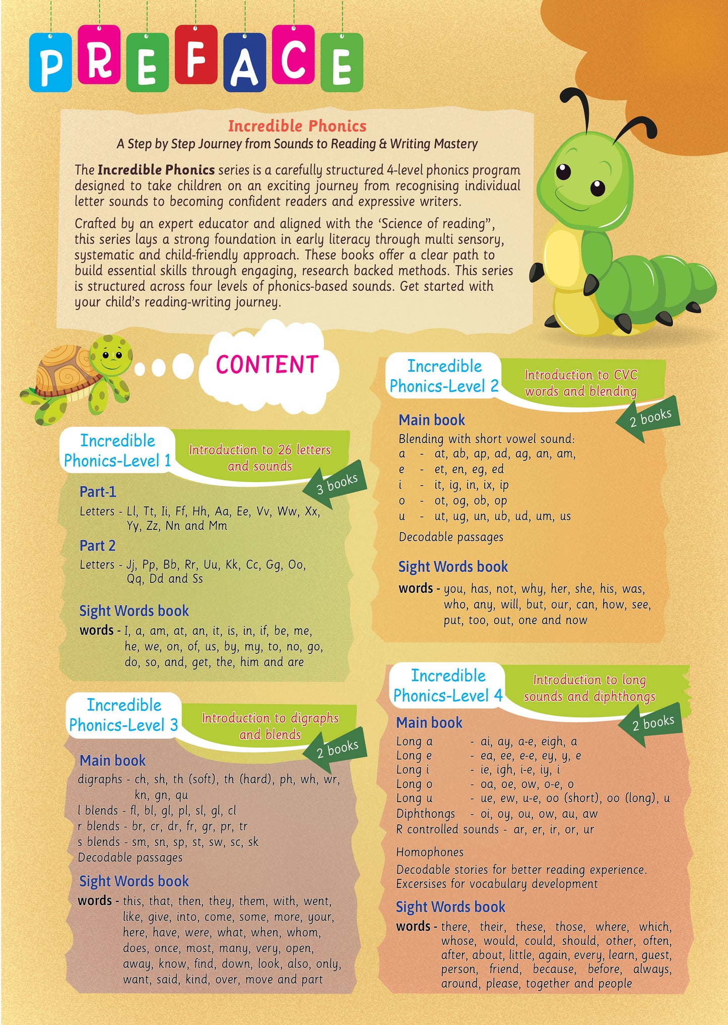 Lil Legends Incredible Phonics Main Book Level 1 Part 1