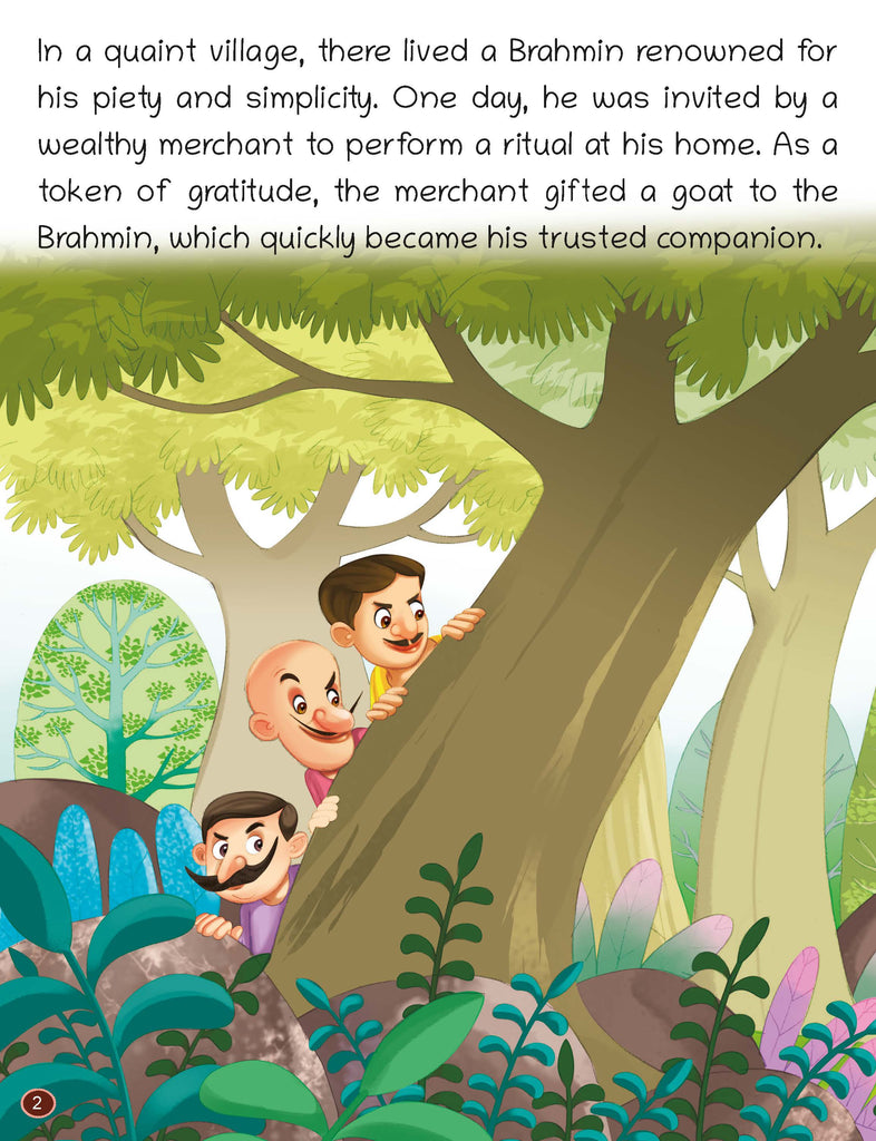 Short Illustrated Panchtantra Stories for Kids 2+ | The Brahmin & Three Crooks for Kids | Lil Legends by Oswaal Books