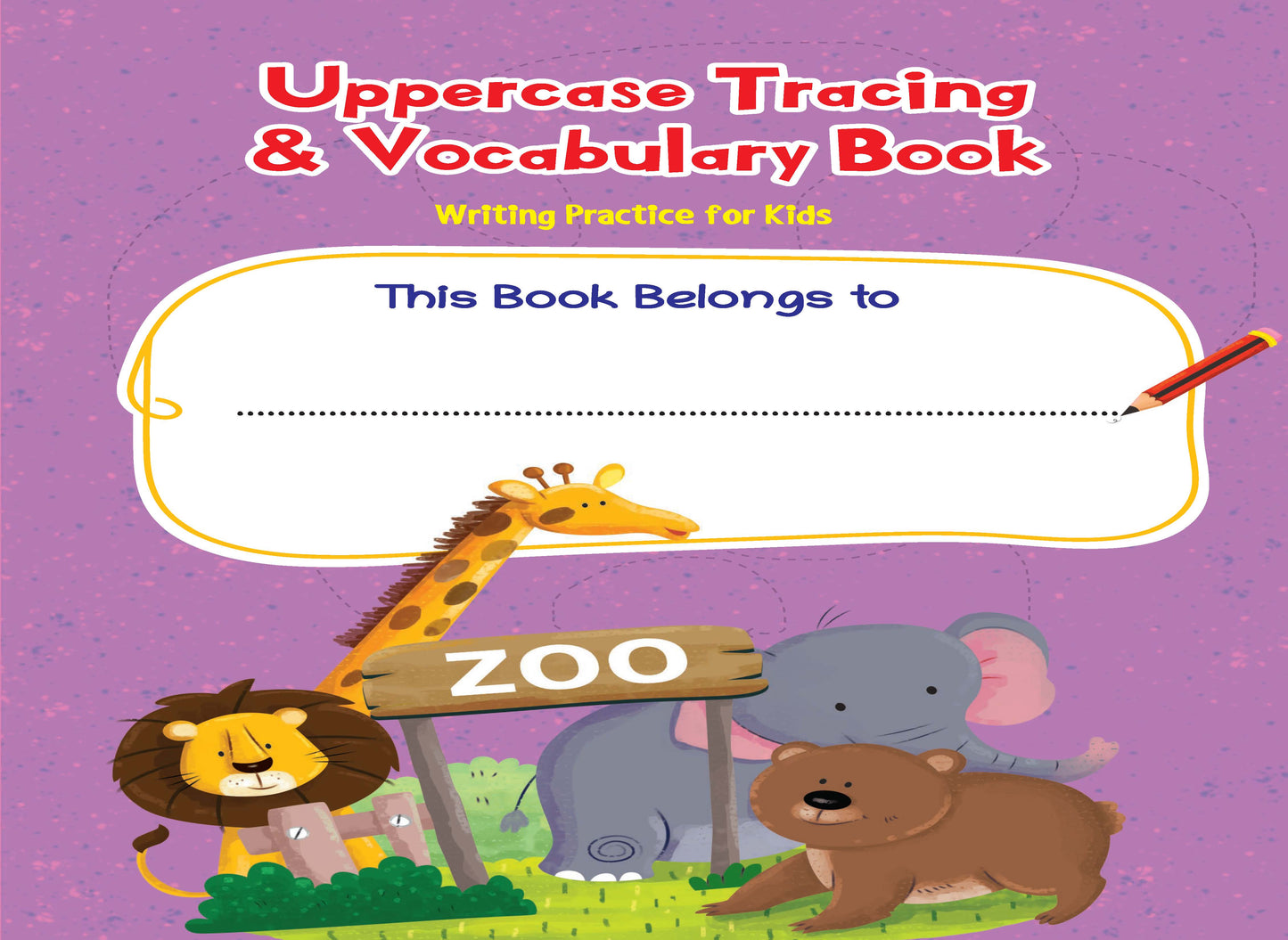 Uppercase & Lowercase Letter Tracing and Vocabulary Books | 2?Book Set for Kids Ages 3?5 | ABC Writing Practice & Preschool Activity 