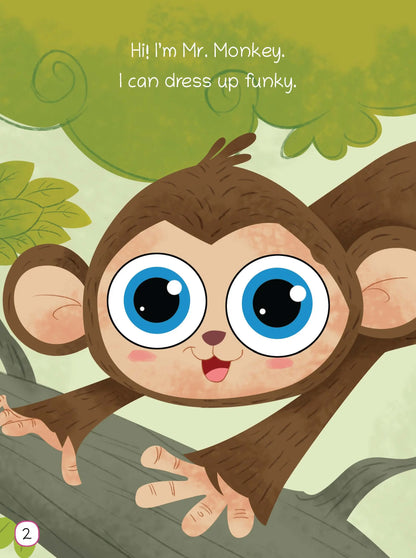 Oswaal Lil Legends Know Me Series for Kids | I am a Monkey | Fascinating Wild Animal Book | Illustrated Picture Book | Age 2+ Years | Early Learning Fun | Paperback 