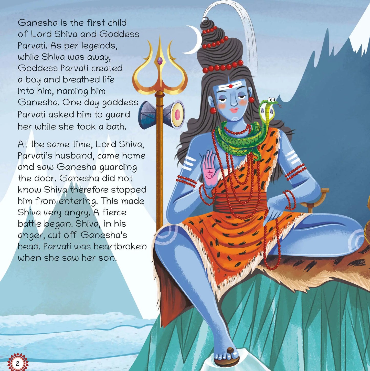 Lil Legends Mythological Tales Blessings of Gods Set of 2 Books for Kids Age 3+ Years - Lord Ganesha & Lord Shiva | Illustrated Hindu Mythology Stories for Children