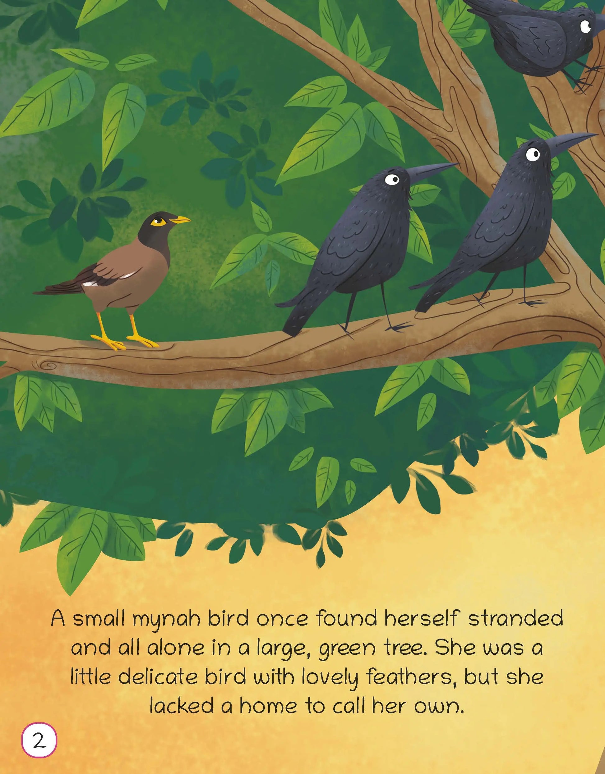 Oswaal Lil Legends Moral Story Books for Kids Age 2+ Years - The Vain Crows | Short English Bedtime Stories with Colourful Illustrations | Picture Book for Early Readers 