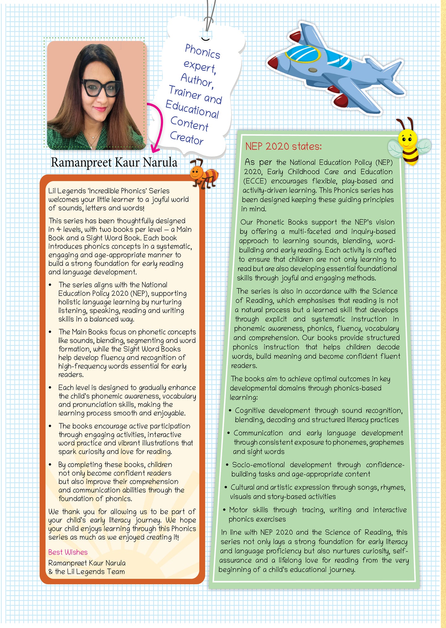 Lil Legends Incredible Phonics Main Book Level 2 Part 1