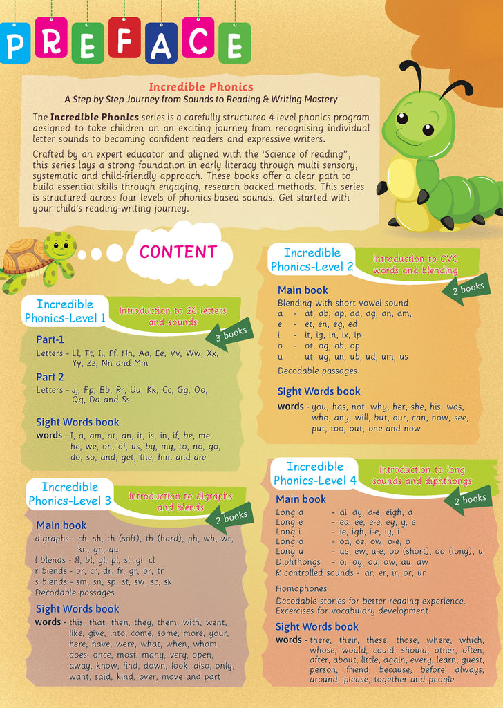 Lil Legends Incredible Phonics Main Book Level 1 Part 2