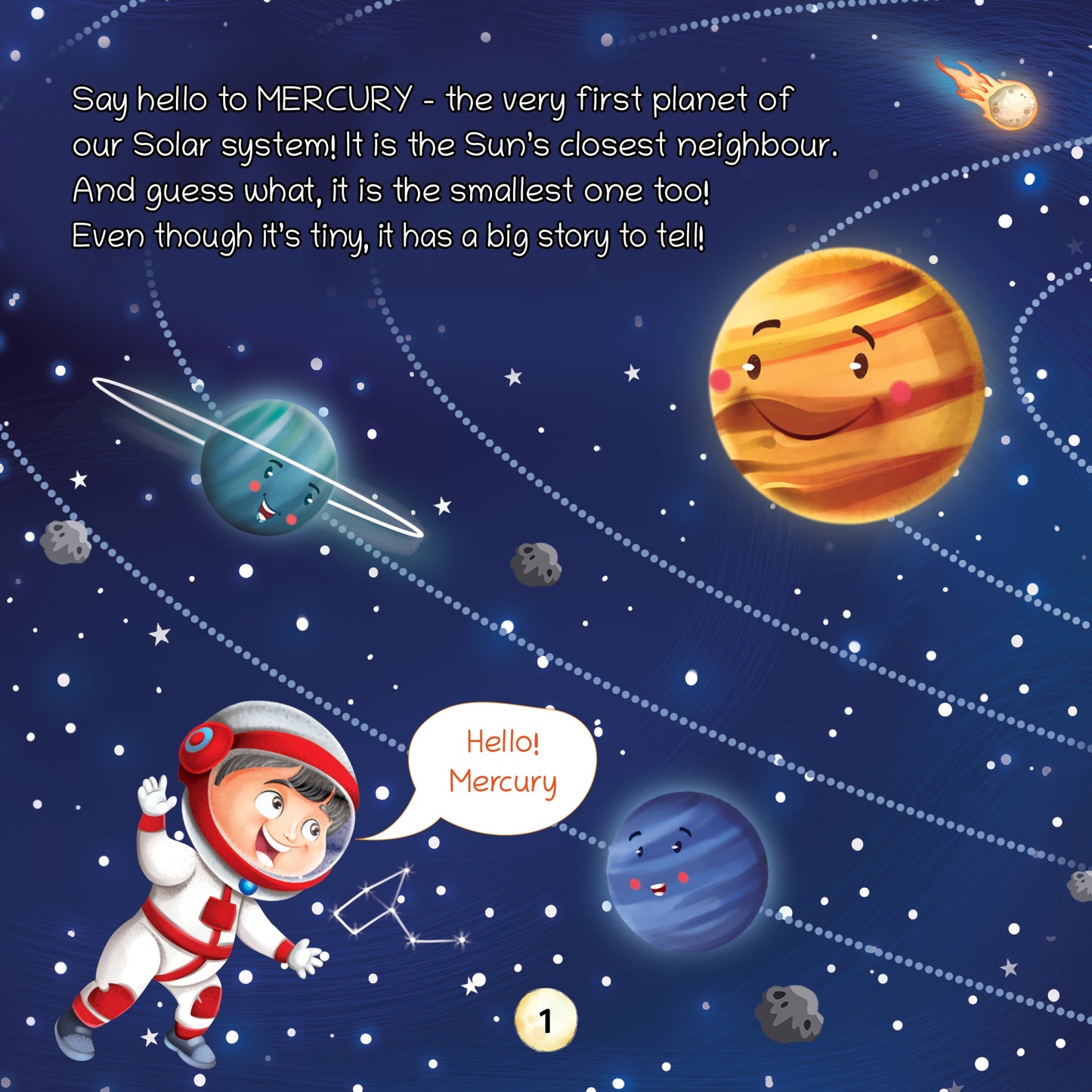 Lil Legends Merry Mercury: The Speedy Planet
