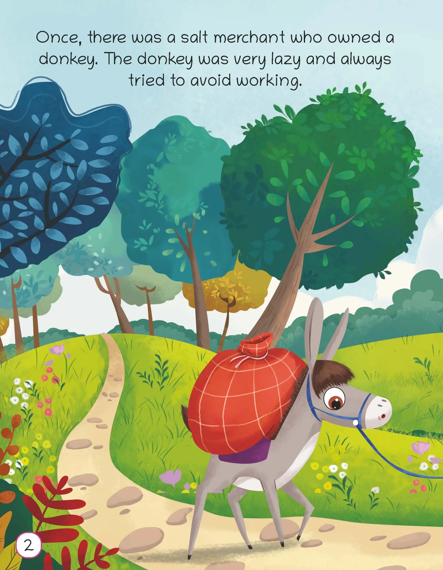 Oswaal Lil Legends Moral Story Books for Kids Age 2+ Years - The Merchant and The Donkey | Short English Bedtime Stories with Colourful Illustrations | Picture Book for Early Readers 
