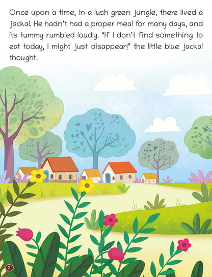 Oswaal Lil Legends Panchatantra Stories for Kids Age 2+ Years - The Blue Jackal | Short Illustrated English Bedtime Stories with Colourful Pictures | Picture Book for Early Readers 