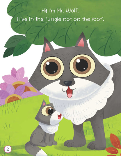 Oswaal Lil Legends Know Me Series for Kids | I am a Wolf | Fascinating Wild Animal Book | Illustrated Picture Book | Age 2+ Years | Early Learning Fun | Paperback 