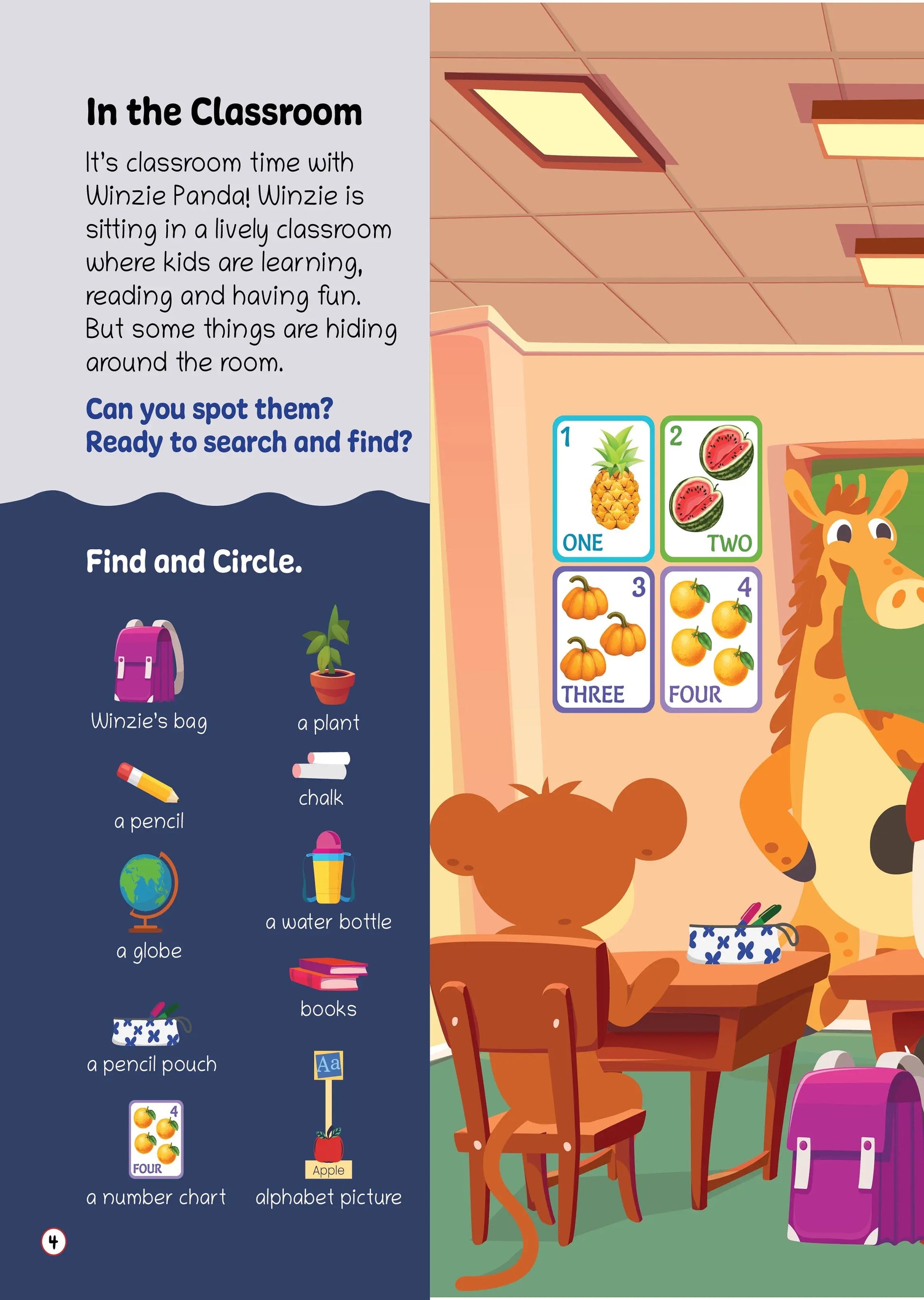 Lil Legends Interactive Learning Activity Book Search and Find with Winzie | Picture Puzzles | Builds Observation, Attention to Detail and Focus | For Nursery/LKG/UKG | Age 3-6 