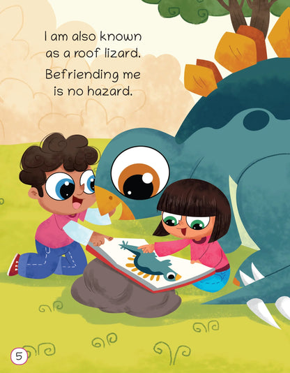 Lil Legends Padded Board Book for Kids | I am a Stegosaurus | Illustrated Dinosaur Book for Toddlers | Durable Early Learning Book | Age 2–5 Years | Padded Cover Edition 