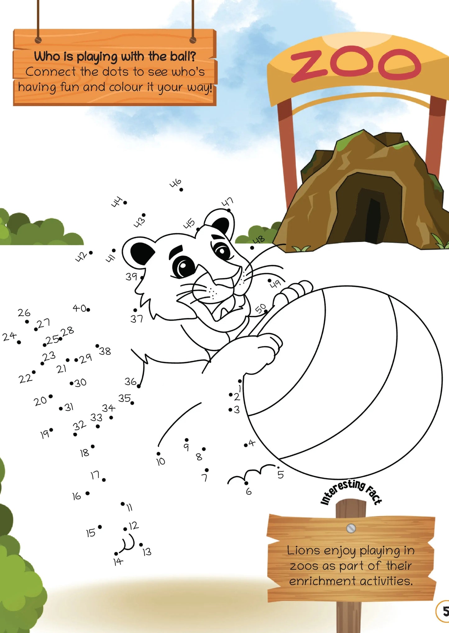 Lil Legends Dot to Dot Colouring Activity Book for Kids Age 3-6 Years | Connect the Dots & Colour | Builds Number Skills, Counting & Hand-Eye Coordination | Nursery LKG UKG Workbook