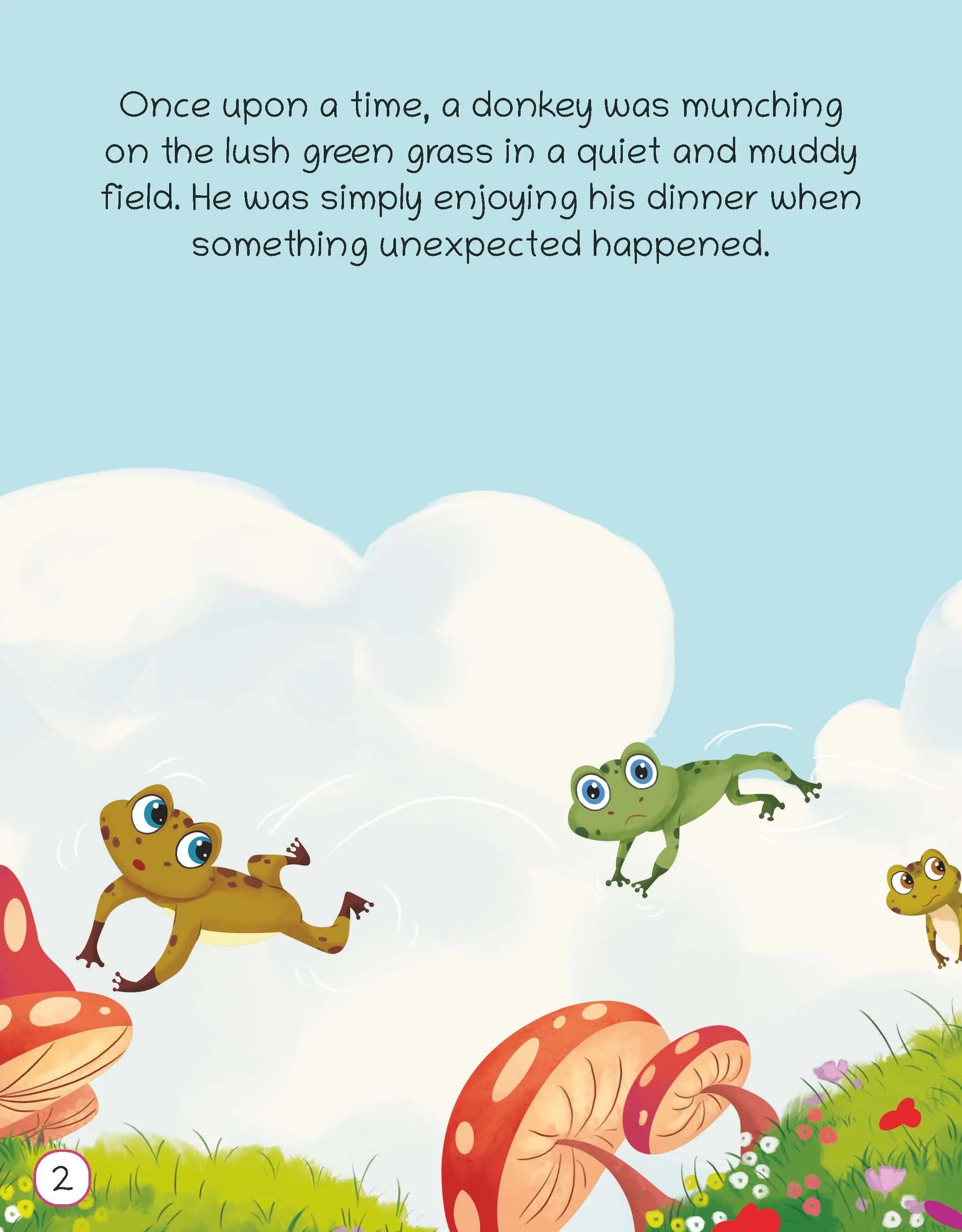 Oswaal Lil Legends Moral Story Books for Kids Age 2+ Years - The Frogs and The Donkey | Short English Bedtime Stories with Colourful Illustrations | Picture Book for Early Readers 