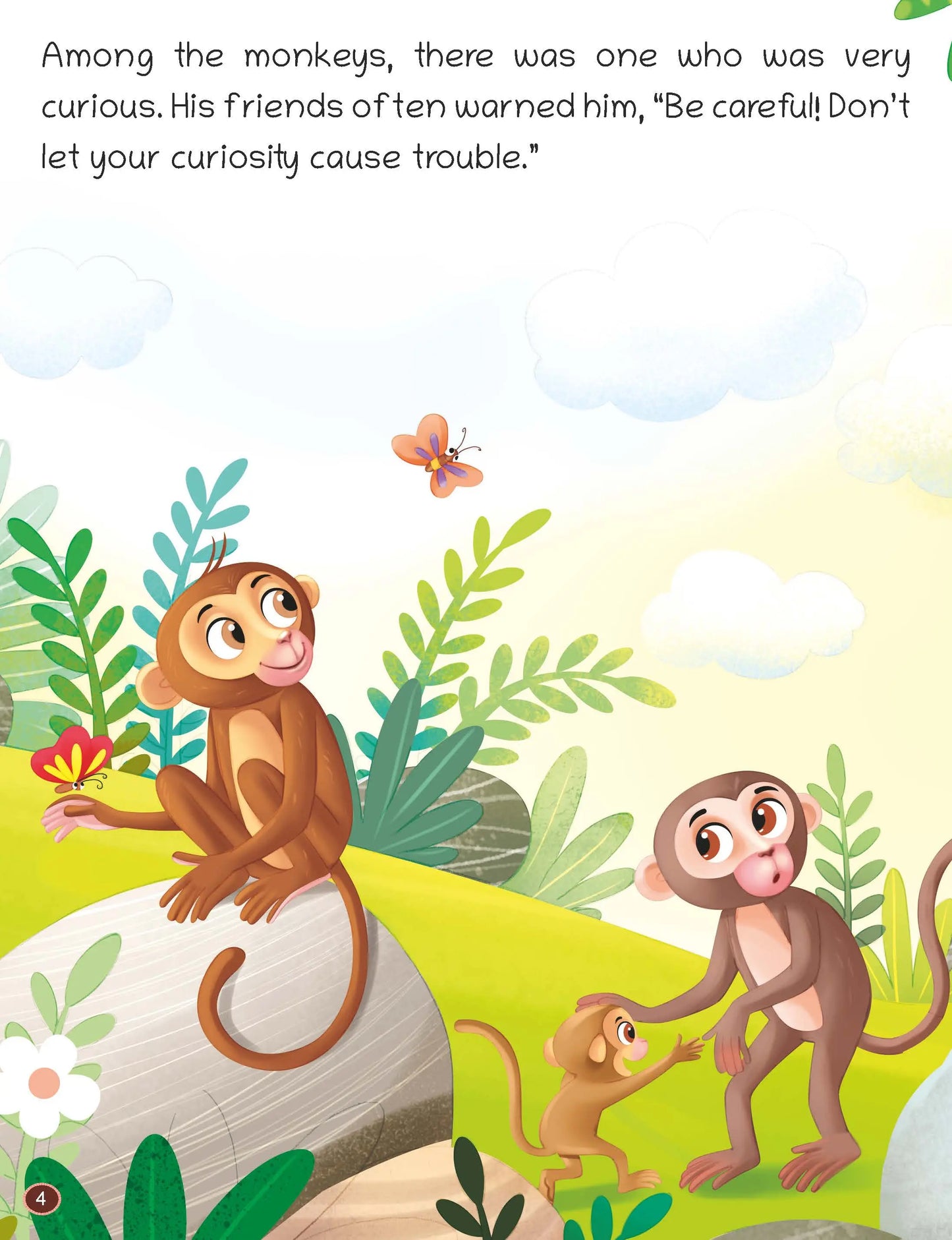 Oswaal Lil Legends Panchatantra Stories for Kids Age 2+ Years - The Monkey and the Wedge | Short Illustrated English Bedtime Stories with Colourful Pictures | Picture Book for Early Readers 