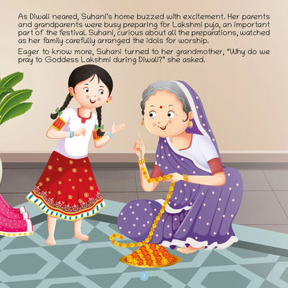 Lil Legends Tale of Goddess Lakshmi Board Book for Kids | Illustrated Mythological Story | Short Bedtime Story Book | Cultural Learning Picture Book | Ages 2+ Years