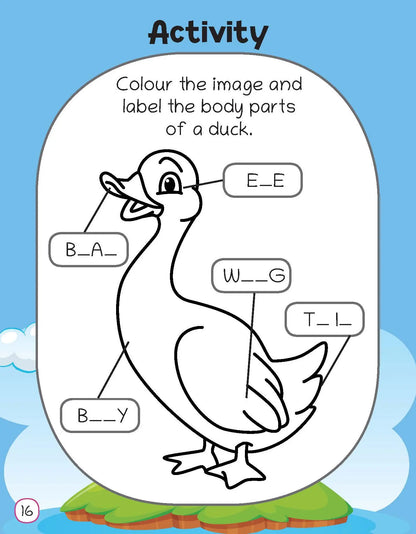 Oswaal Lil Legends Know Me Series for Kids | I am a Duck | Fascinating Farm Animal Book | Illustrated Picture Book | Age 2+ Years | Early Learning Fun | Paperback 