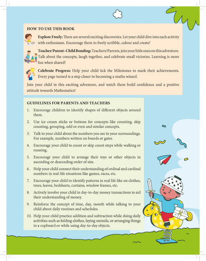 Lil Legends Maths Quest Activity Book for Kids | 250+ Activities | Conceptual Understanding, Logical Reasoning & Problem Solving | Age 5+ Years | Workbook