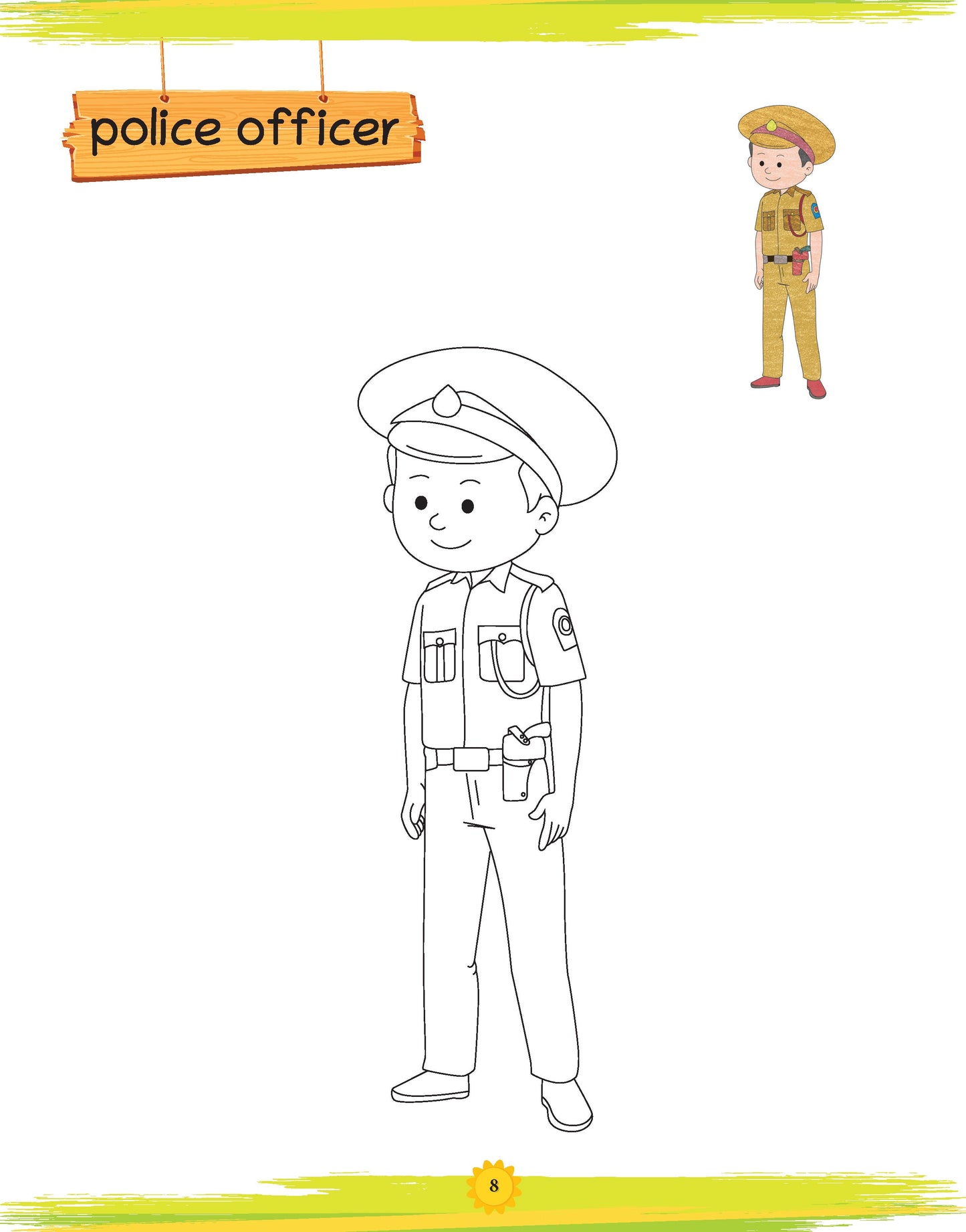 Book of Copy Colouring: Community Helpers for Kids | Fun Colouring Activity Book | Ages 3+