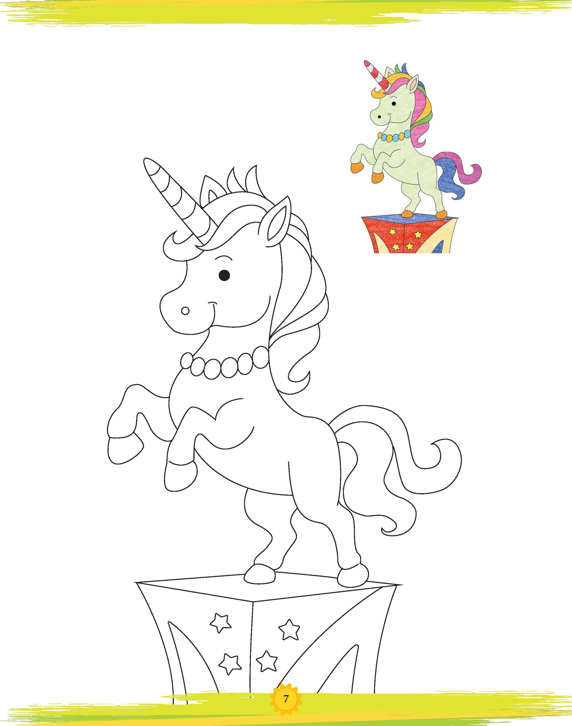 Lil Legends Book of Copy Colouring for Kids | Unicorns Theme | Fun Colouring Activity Book | Creativity, Colour Recognition & Fine Motor Skills | Age 3+ Years 
