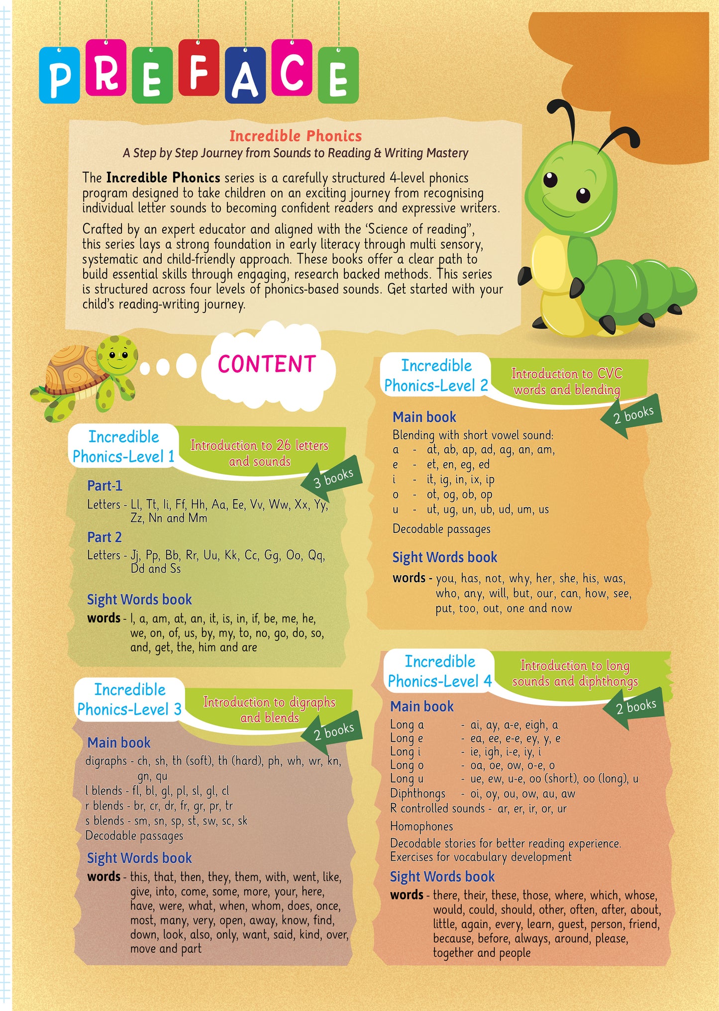 Lil Legends Incredible Phonics Main Book Level 2 Part 1