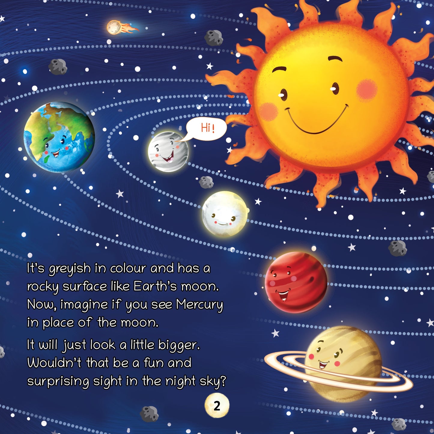Lil Legends Merry Mercury: The Speedy Planet