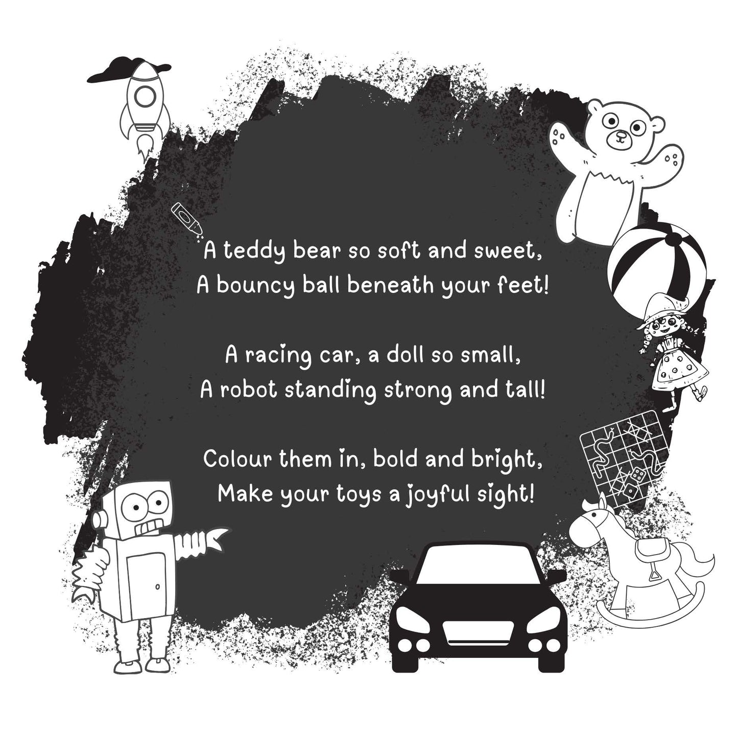 Toys & Dreams Colouring Book Set – 2 Kids Activity Books for Creative Learning & Fun 