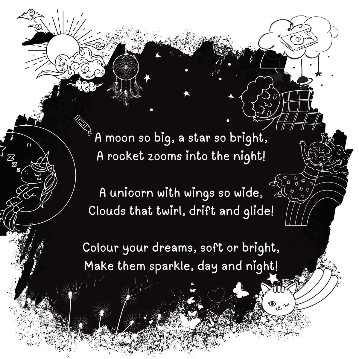 Lil Legends Let's Colour Our Dreams Colouring Book for Kids | Builds Colour Recognition, Focus and Creativity | Travel-Friendly Hardboard Support | For UKG/Primary | Age 4+ 