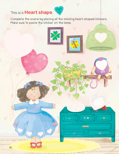 Lil Legends Sticker Activity Books Combo Set of 2 for Kids Age 3+ Years - Shapes & Numbers (123 Counting) | Fun Peel-and-Stick Learning Books for Toddlers & Preschoolers