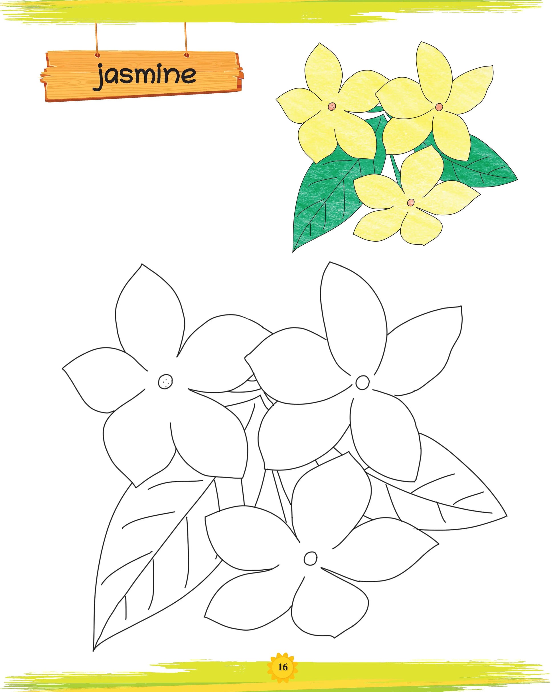 Lil Legends Book Of Copy Colouring Flowers for Kids | Fun Activity Book to Boost Focus, Vocabulary and Creativity  | For Nursery/LKG/UKG | Age 3+ 