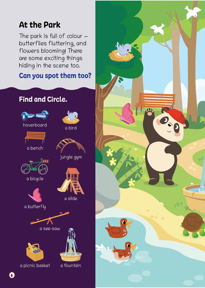 Lil Legends Interactive Learning Activity Book Search and Find with Winzie | Picture Puzzles | Builds Observation, Attention to Detail and Focus | For Nursery/LKG/UKG | Age 3-6 
