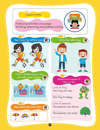 Lil Legends 250+ Activities Brain Quest Activity Book for Age 5+ | Puzzles, Colouring, Counting, Sorting, Numeracy and Word Search | Fun Activity Book | For Toddlers/LKG/UKG/Class 1