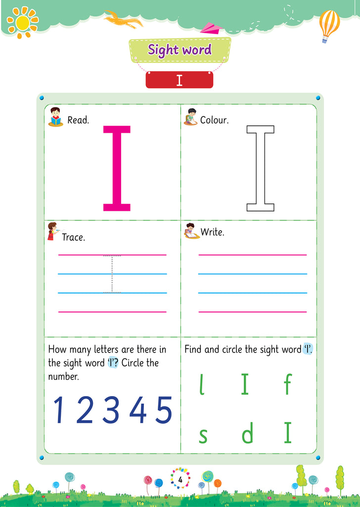Lil Legends Incredible Phonics Level 1 Sight Words