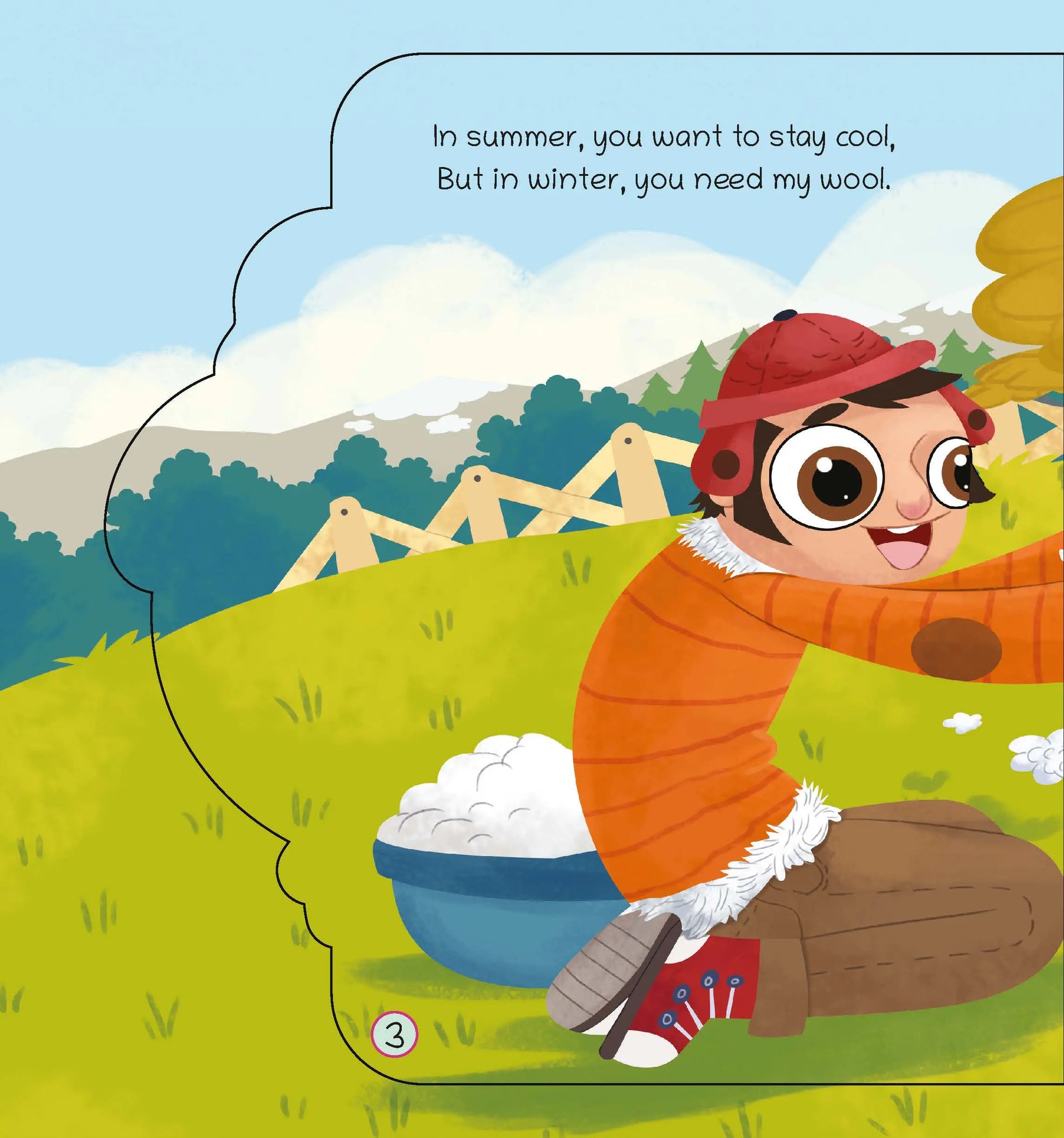 Lil Legends Shaped Board Book - Farm Animals: Sheep | Sheep-Shaped Picture Book for Kids Age 2+ Years | Early Learning Book with Colourful Illustrations for Toddlers & Preschoolers 