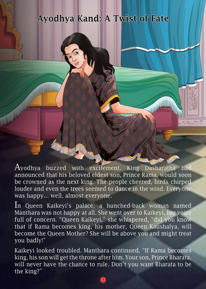 Lil Legends Ramayan Story Book for Kids | Illustrated Indian Mythology Stories | Epic Tales of Lord Rama, Sita & Hanuman | Cultural Learning Picture Book | Ages 7+ Years