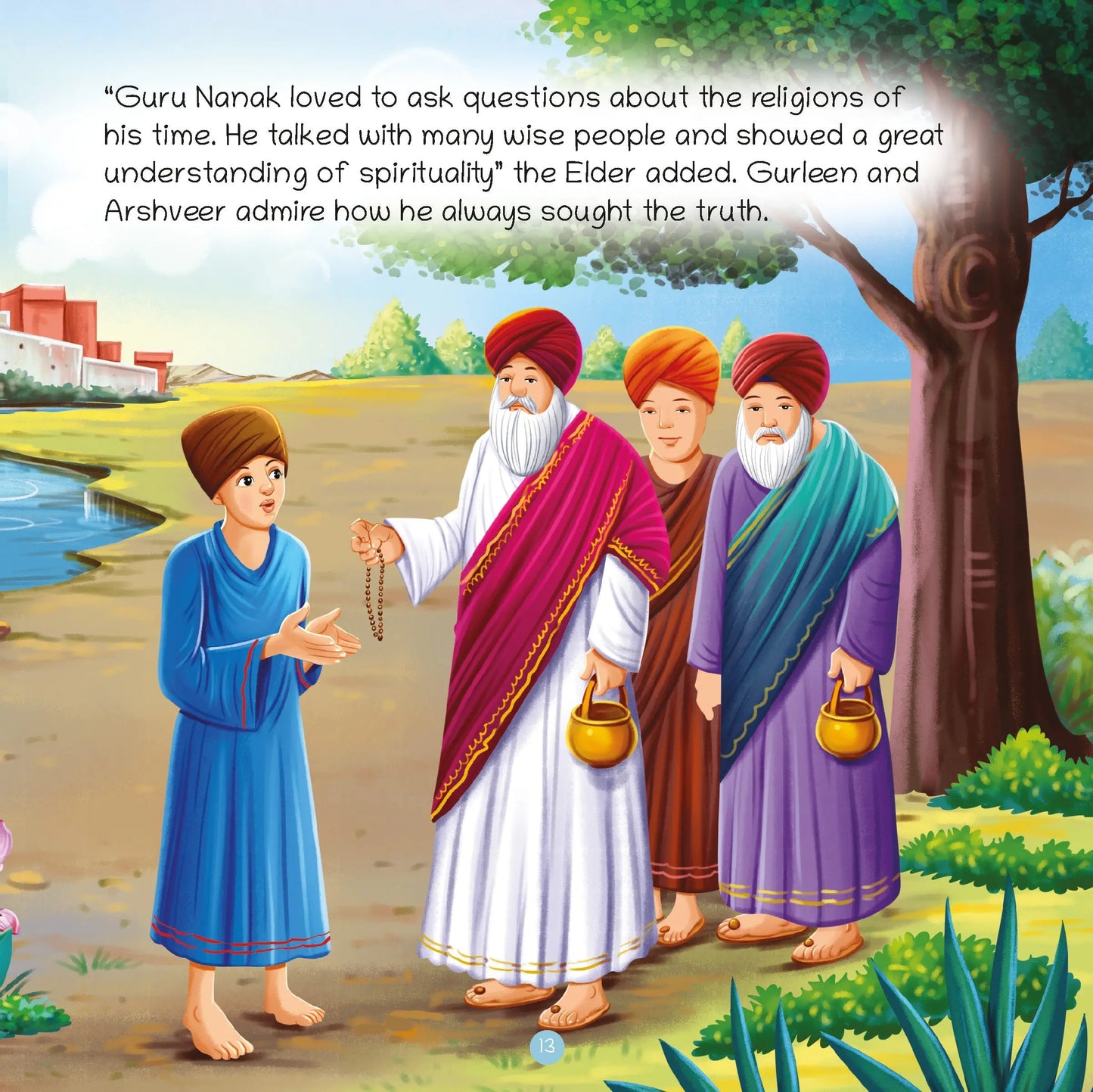 Lil Legends Spiritual Gurus Tales Set of 3 Books for Kids Age 3+ Years - Guru Nanak, Gautam Buddha & Mahavir Swami | Illustrated Stories for Peace, Kindness & Compassion