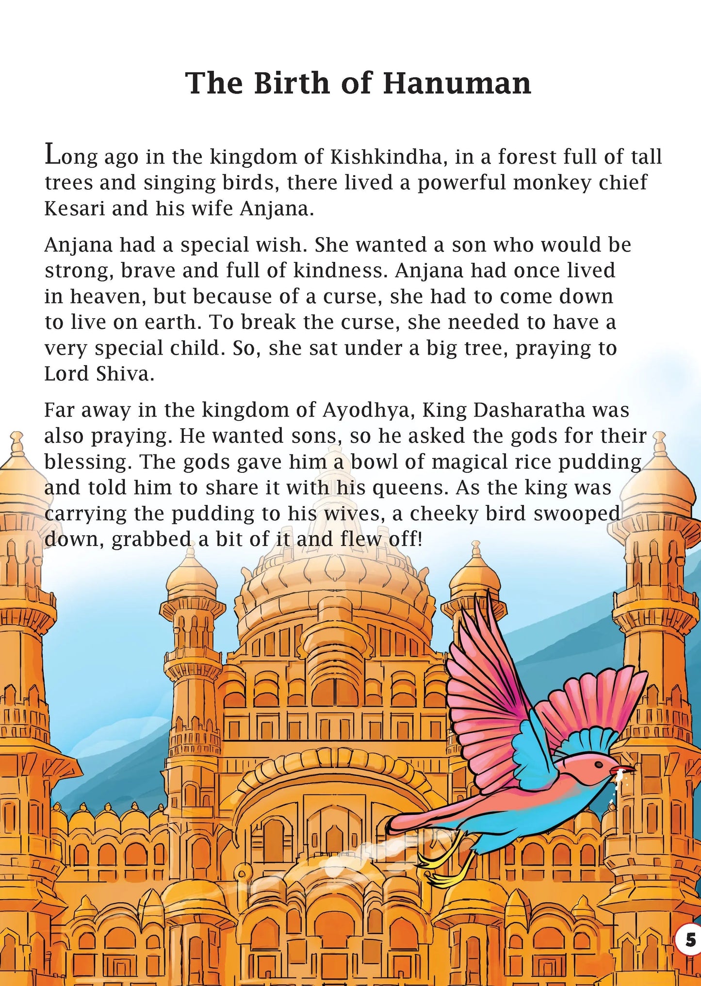 Lil Legends Hanuman Story Book for Kids | Illustrated Indian Mythology Stories | Inspiring Tales of Devotion, Strength & Courage | Cultural Learning Picture Book | Ages 7+ Years