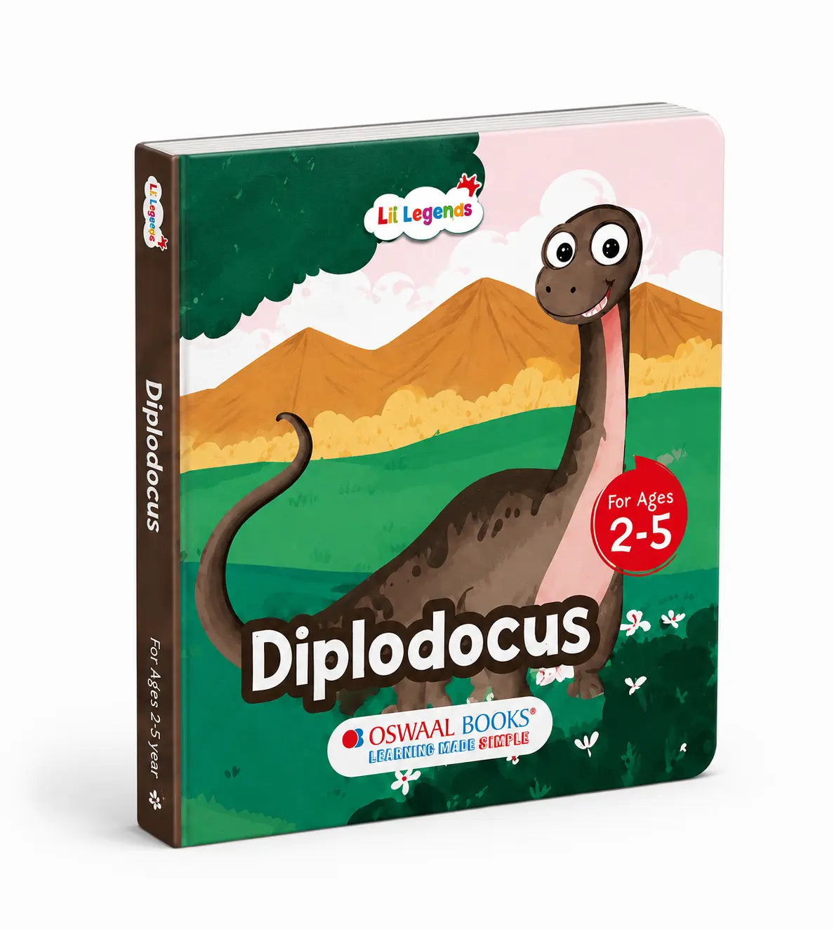 Lil Legends Dinosaur Padded Board Books for Kids | Set of 4 Books | Illustrated Dinosaur Storybooks | Early Learning Fun | Age 2–5 Years | Padded Cover Set 