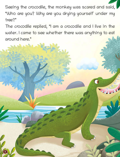 Oswaal Lil Legends Panchatantra Stories for Kids Age 2+ Years - The Monkey's Heart | Short Illustrated English Bedtime Stories with Colourful Pictures | Picture Book for Early Readers 