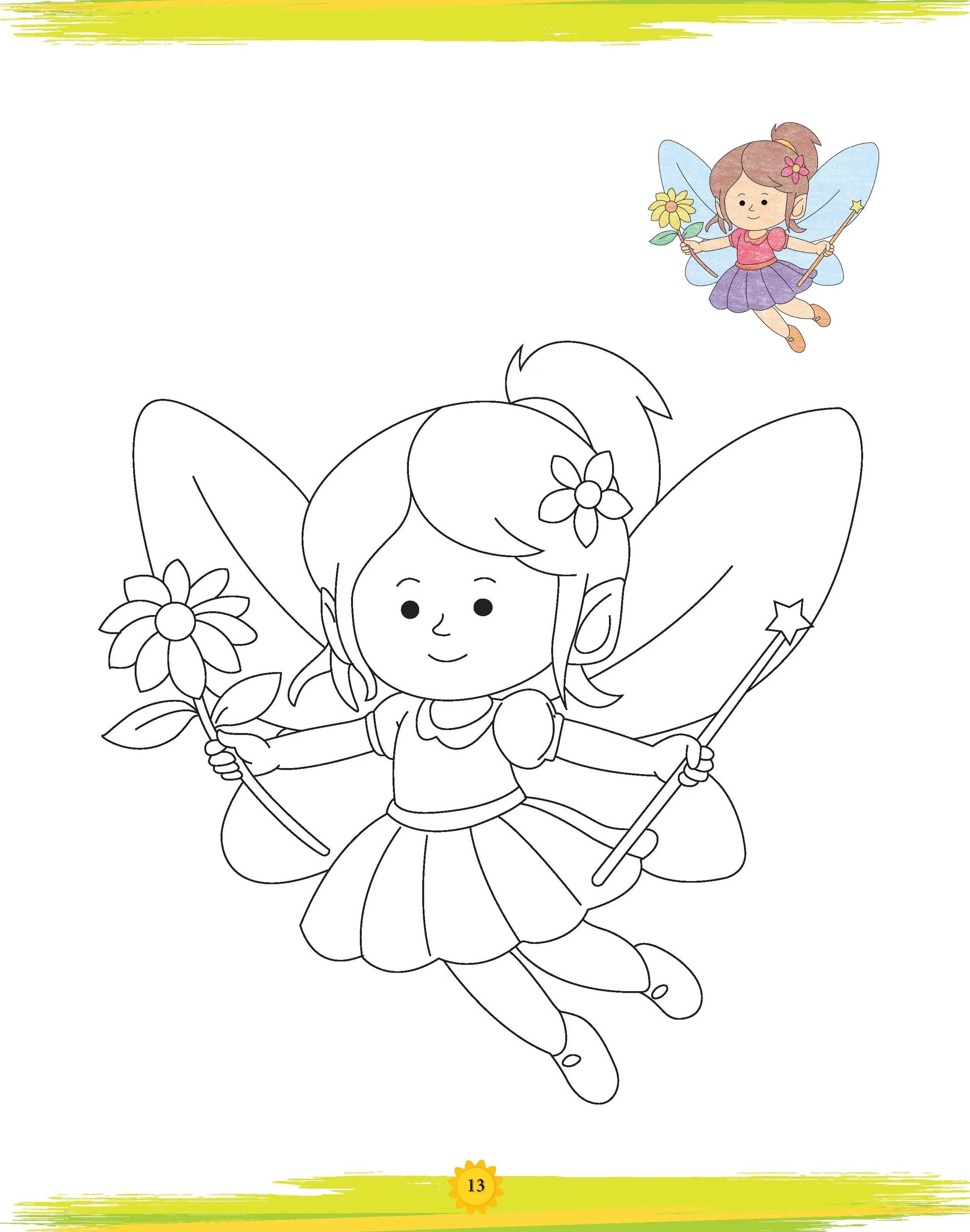 Lil Legends Book of Copy Colouring for Kids | Fairies Theme | Fun Colouring Activity Book | Creativity, Colour Recognition & Fine Motor Skills | Age 3+ Years 