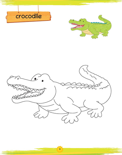 Lil Legends Book of Copy Colouring for Kids | Underwater World Theme | Fun Colouring Activity Book | Creativity, Colour Recognition & Fine Motor Skills | Age 3+ Years 