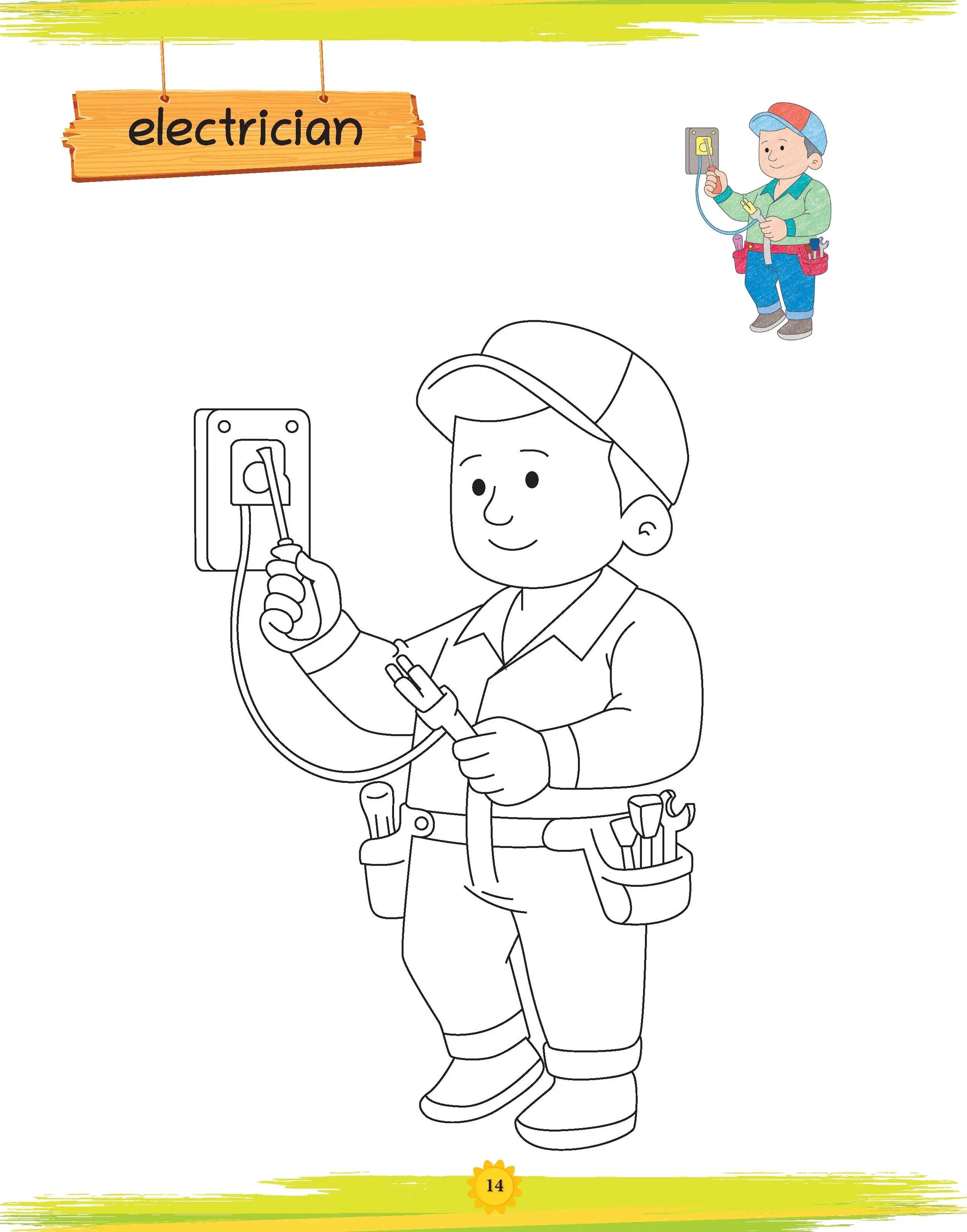 Lil Legends Book of Copy Colouring for Kids | Community Helpers Theme | Fun Colouring Activity Book | Creativity, Colour Recognition & Fine Motor Skills | Age 3+ Years 