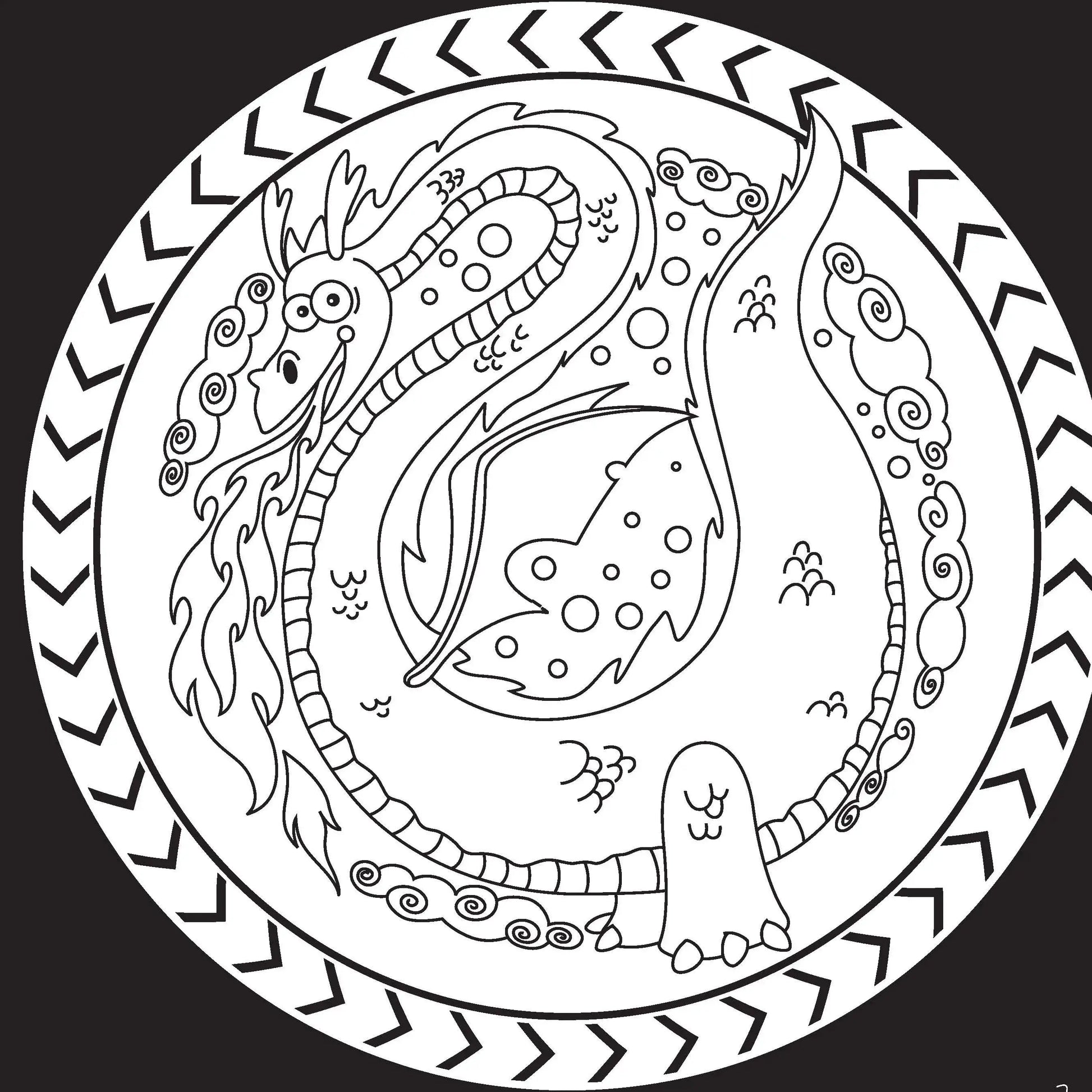 Lil Legends Let's Colour Our Dragons Colouring Book for Kids | Builds Colour Recognition, Focus and Creativity | Travel-Friendly Hardboard Support | For UKG/Primary | Age 4+ 