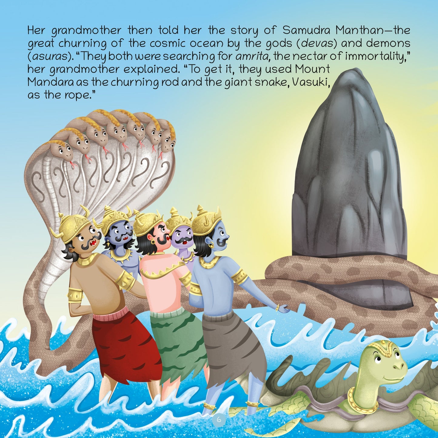 Enchanting Tale of Goddess Lakshmi – Illustrated Mythological Story Book for Kids | Short, Inspiring Bedtime Story | Ages 3+ | Board Book with Cultural Values - Oswaal Books