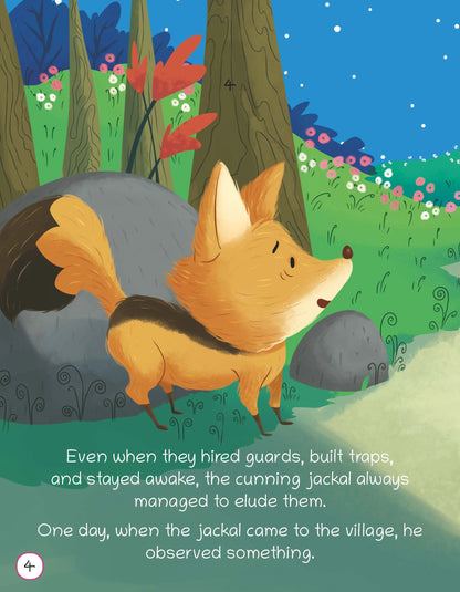 Oswaal Lil Legends Moral Story Books for Kids Age 2+ Years - The Jackal and The Sage | Short English Bedtime Stories with Colourful Illustrations | Picture Book for Early Readers