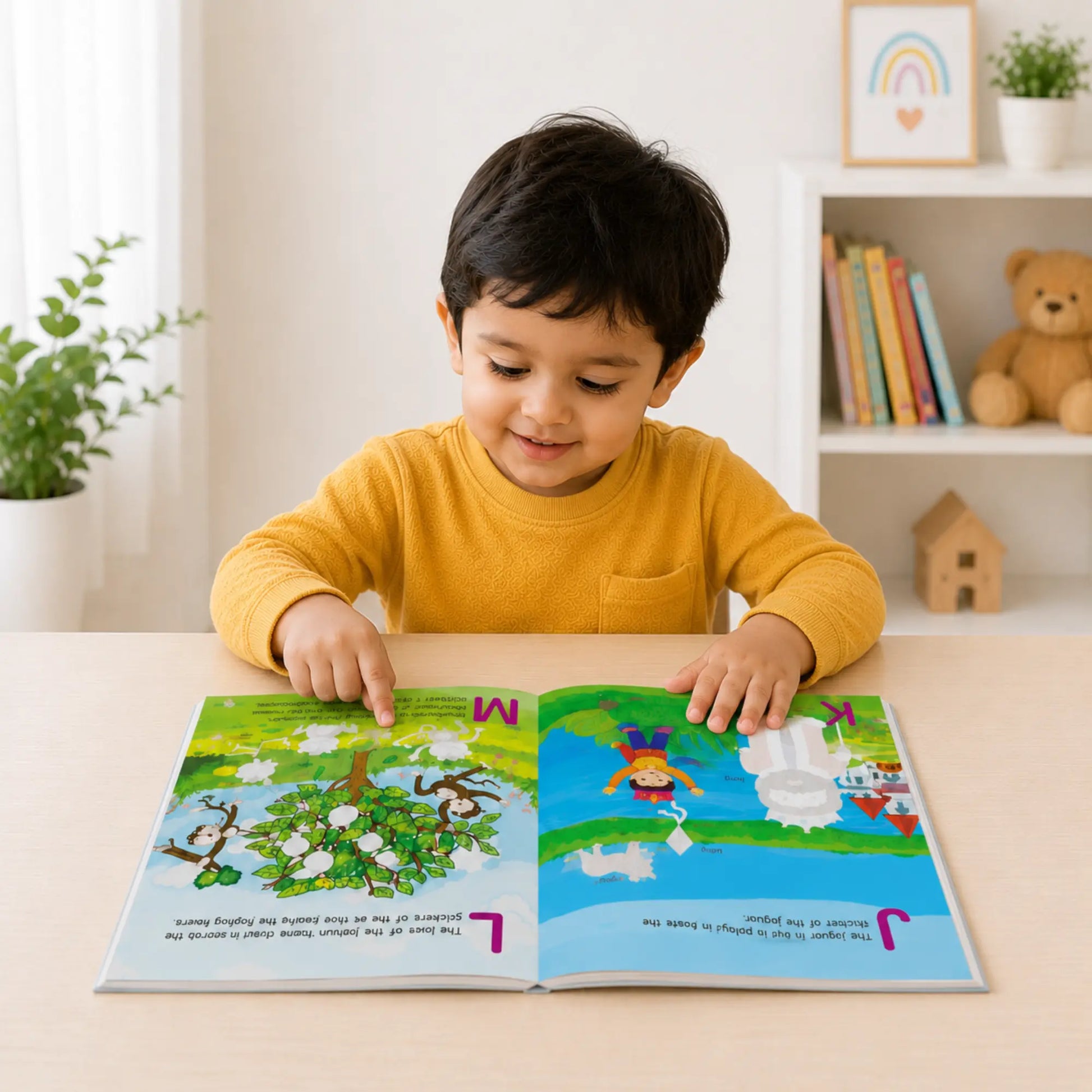 Lil Legends Books of Stickers Animals and Alphabets | Set of 2 for Age 3+ | Learn ABC and Counting With Fun Activities | Educational Workbook | For Toddlers/Nursery/LKG 