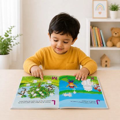 Lil Legends Books of Stickers Animals and Alphabets | Set of 2 for Age 3+ | Learn ABC and Counting With Fun Activities | Educational Workbook | For Toddlers/Nursery/LKG 