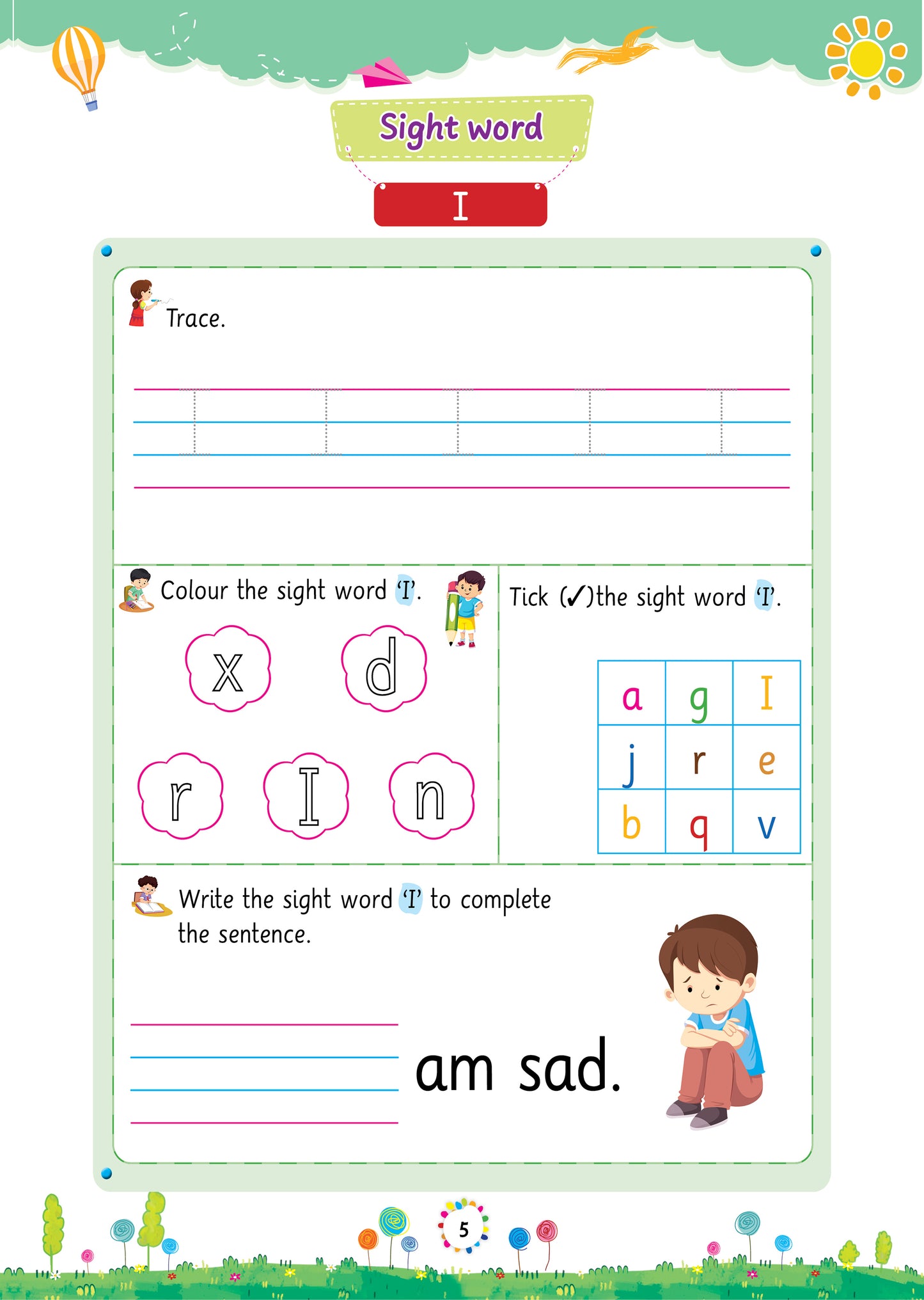 Lil Legends Incredible Phonics Level 1 Sight Words