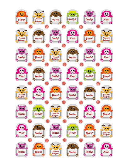 Lil Legends Reward Stickers Book - 2000+ Motivational Stickers for Kids | Perfectly Curated for Teachers, Parents & Classrooms | Star, Smiley & Praise Stickers for School & Home