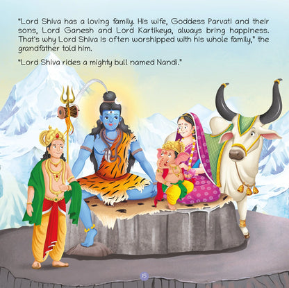 Lil Legends Mythology Board Books Set of 5 for Kids Age 3+ Years - Tales of Lord Shiva, Hanuman, Krishna, Rama & Ganesha | Illustrated Short Bedtime Stories | Hindu Mythology Picture Books